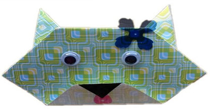 Cómo hacer un origami de cara de gato